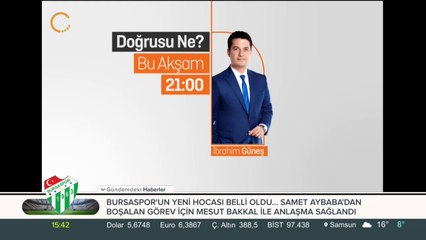Doğrusu Ne? bu akşam 21.00'de