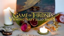GoT Party Jello Shots: The Raspberry Dragon Egg