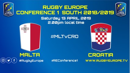 MALTA / CROATIA - RUGBY EUROPE CONFERENCE 1 SOUTH 2018/2019