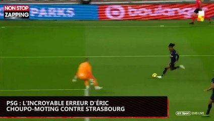 PSG : l'incroyable erreur d'Eric Choupo-Moting contre Strasbourg, la vidéo buzz