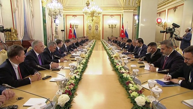 Cumhurbaşkanı Erdoğan Ve Putin, ÜDİK Toplantısına Başkanlık Etti- Erdoğan, “Hedefimiz 100 Milyar Dolara Ulaşmak”- Putin: “Gündemimizde S-400’lerin Sevkiyatının Tamamlanması Var”