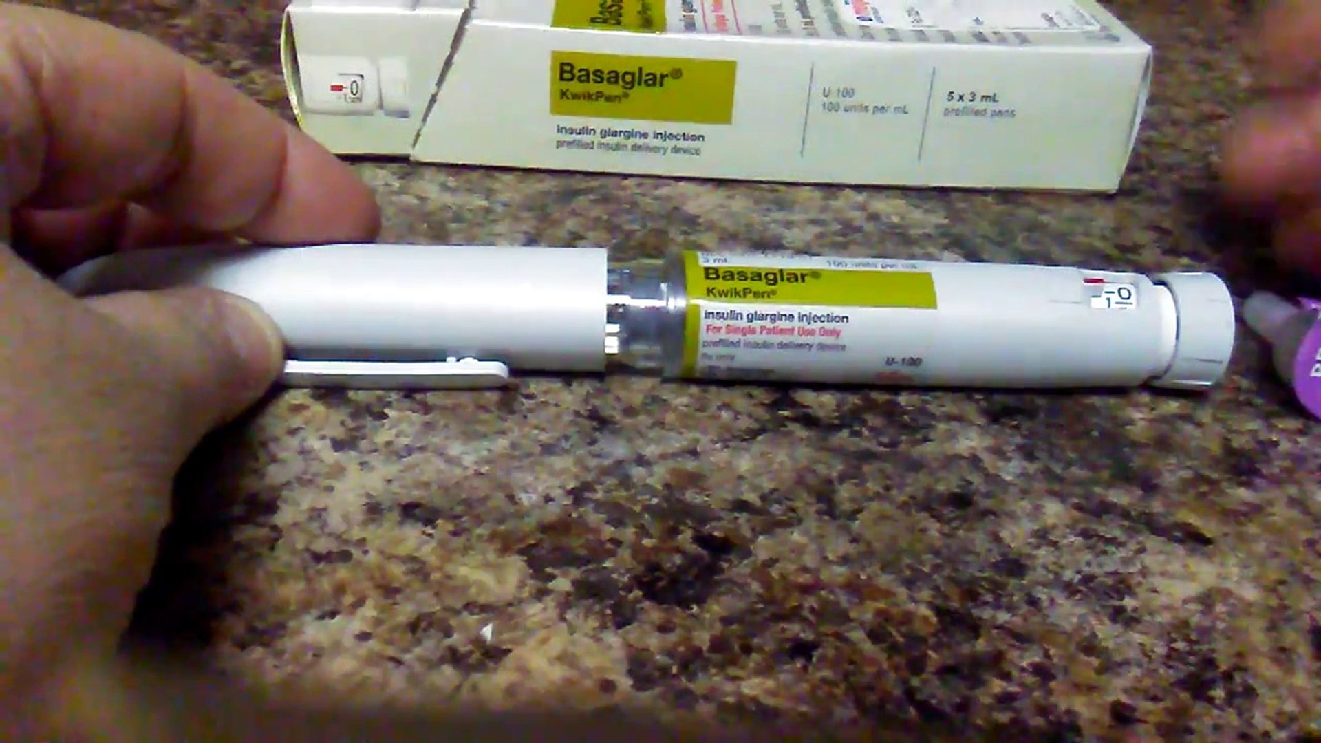 How to inject and use Basaglar insulin Pen for Diabetes - video Dailymotion