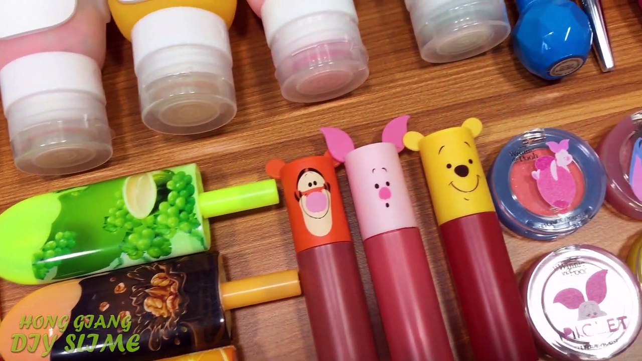 Mixing Makeup and Floam into Clear Slime #2 ! SlimeSmoothie Satisfying Slime s