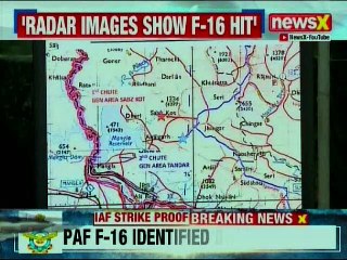 IAF shows Radar images of Pakistan's F-16; Indian Air Force Strike Proof