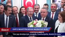 CHP’li Muhittin Böcek mazbatayı aldı