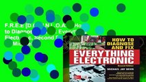 F.R.E.E [D.O.W.N.L.O.A.D] How to Diagnose and Fix Everything Electronic, Second Edition by Michael