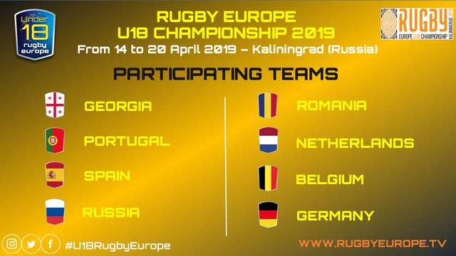 RUGBY EUROPE U18 CHAMPIONSHIP 2019 - KALININGRAD/SELMA