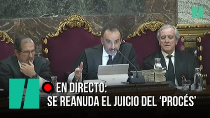 Tercera jornada de la semana 16 del juicio del 'procés'