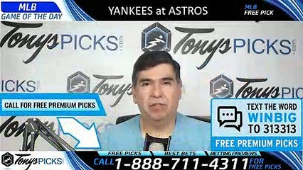 Yankees vs. Astros MLB 4/8/2019 Picks Predictions
