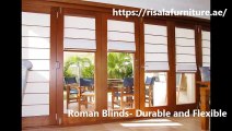 Roman Blinds in Dubai , Abu Dhabi & Across UAE Supply and Installation CALL 0566009626