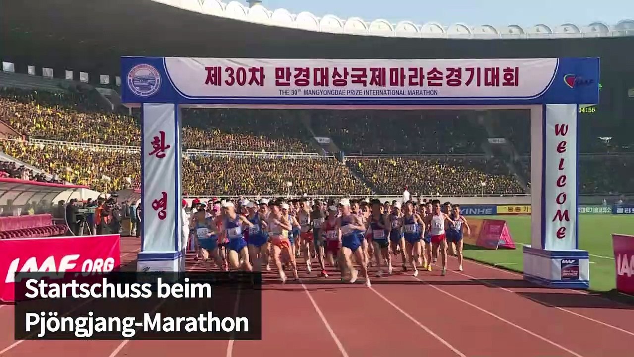 Pjöngjang-marathon lockt viele ausländer an