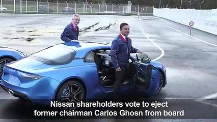 Nissan shareholders sack ex-chief Ghosn