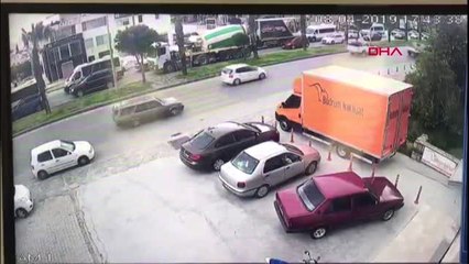 Muğla Kadın Motosikletli Beton Mikseri Altında Kaldı, O Anlar Kamerada