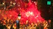 La France en finale: Les images des Champs-Élysées en fête