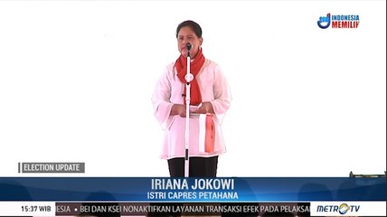 Tak Biasa, Ibu Iriana Turun Berkampanye