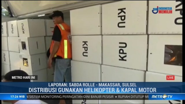 Distribusi Logistik Pemilu di Sulsel dan Aceh