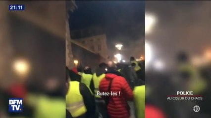 "C'était violent, violent, violent." Au Puy-en-Velay, les forces de l'ordre n'ont rien pu faire pour protéger la préfecture #PoliceAuCoeurDuChaos