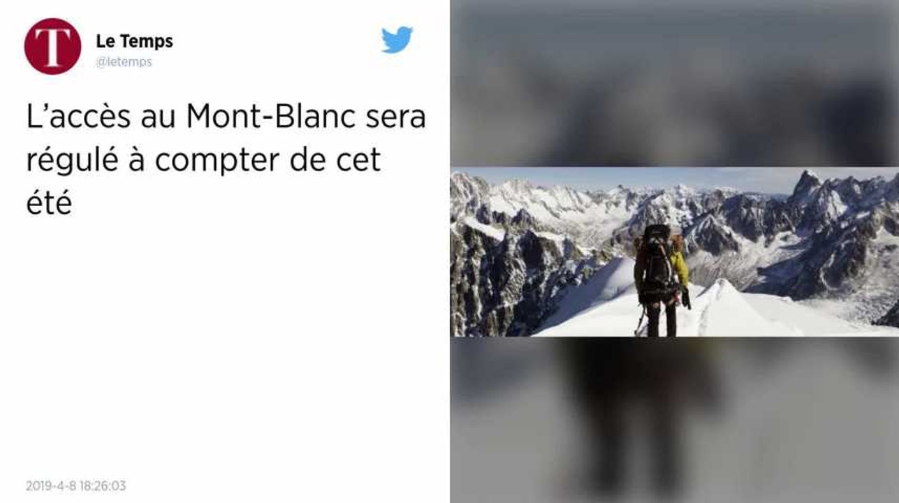 Alpinisme : l’accès au Mont-Blanc sera bientôt soumis à une réglementation plus stricte