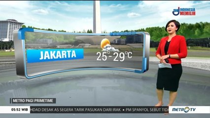 Prakiraan Cuaca: Senin, 8 April 2019