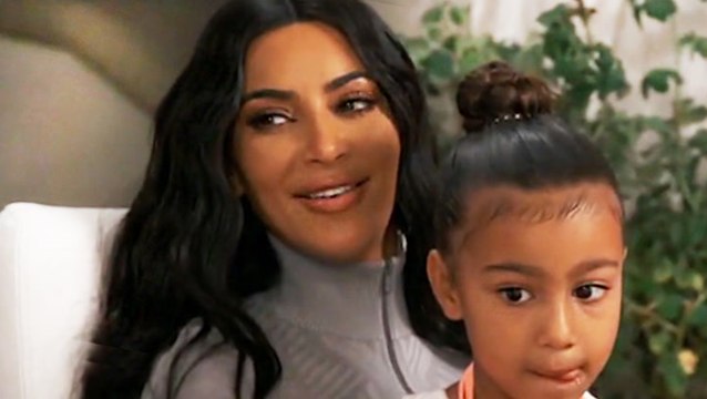 Kim Kardashian Says Why She’s Famous To North West