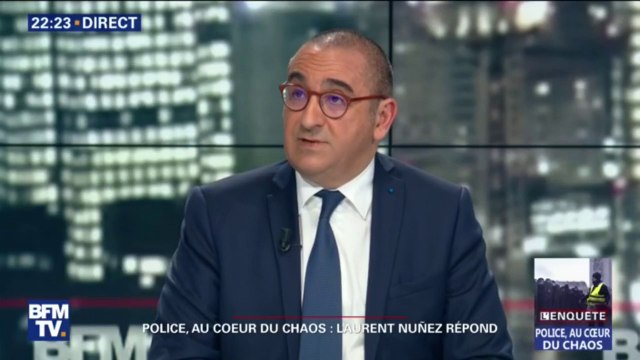 Laurent Nunez: La réponse des policiers et gendarmes est toujours proportionnée