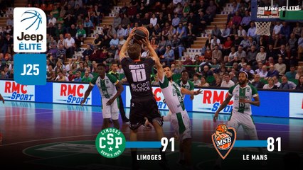 Jeep® ÉLITE : Limoges vs Le Mans (J25)