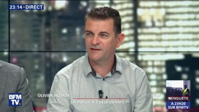 On n'arrive plus à pouvoir vivre décemment. Olivier, gilet jaune blessé à la tête à Bordeaux, ne regrette pas d'être allé manifester ce jour-là