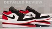 Air Jordan 1 Low Black Toe 2019 Retro Shoes Detailed Look