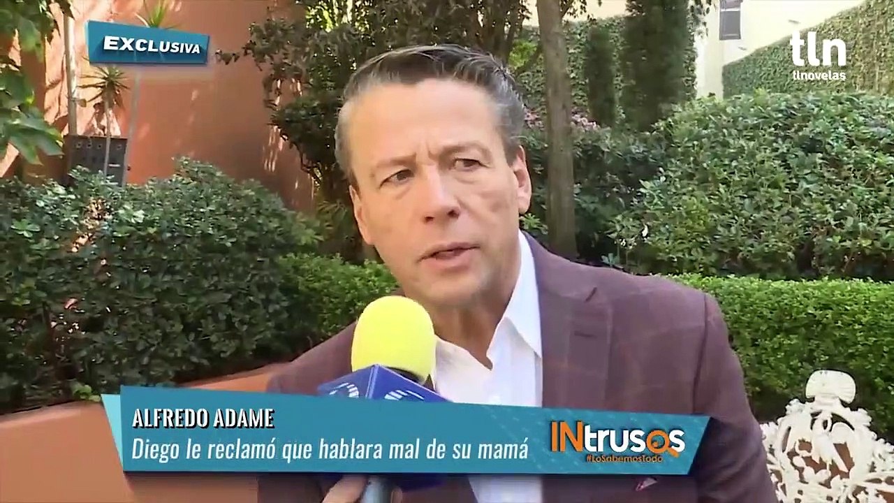 Alfredo Adame dice que su hijo Diego le reclamó hablara mal de su mamá | INtrusos