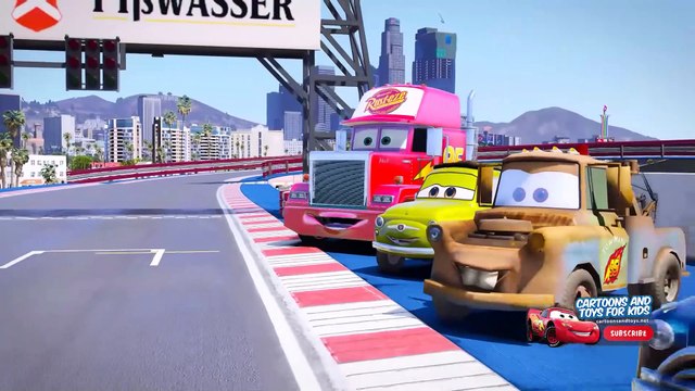 CARS 3 BEACH PARKOUR CHALLENGE (Cars 3 Cruz Ramirez vs Jackson Storm)