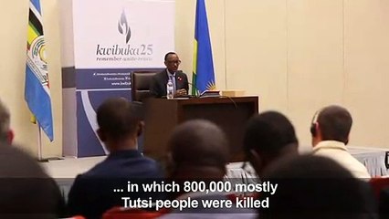'You can't keep asking people to apologise': Rwandan president