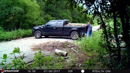 Trail Camera Catches the ( Ghoast Dumper )