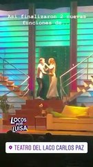 Pedro y Paula bailando en el final de las funciones - 15 de Febrero