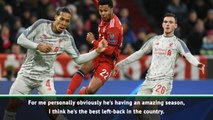 Robertson the best left-back in England - van Dijk