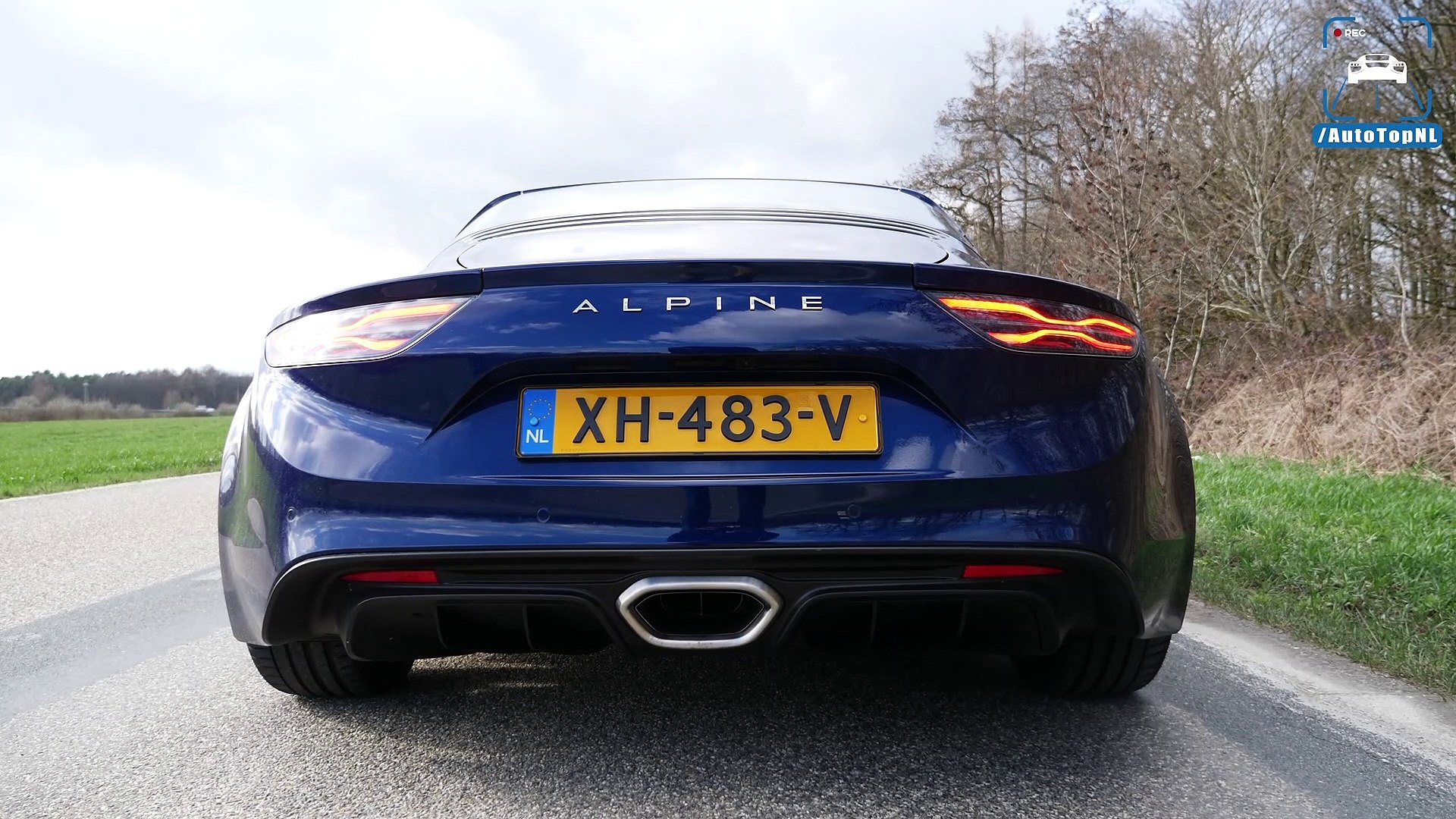 Alpine A110 | Exhaust SOUND REVS & Onboard DRIVE by AutoTopNL