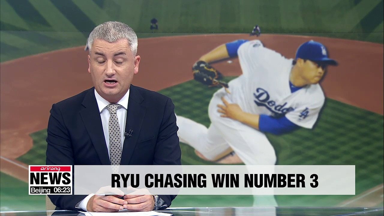 Ryu Hyun-jin takes to mound, aiming for third win