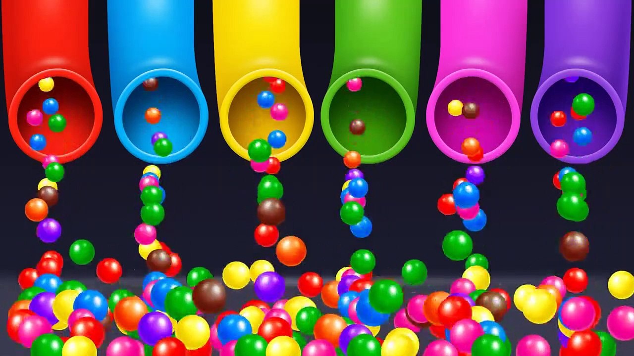 Colors for Children to Learn with  Parking Dump Trucks Toys  - Shapes & Colors Videos Collection
