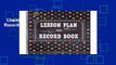 Chalkboard Brights Lesson Plan and Record Book Complete