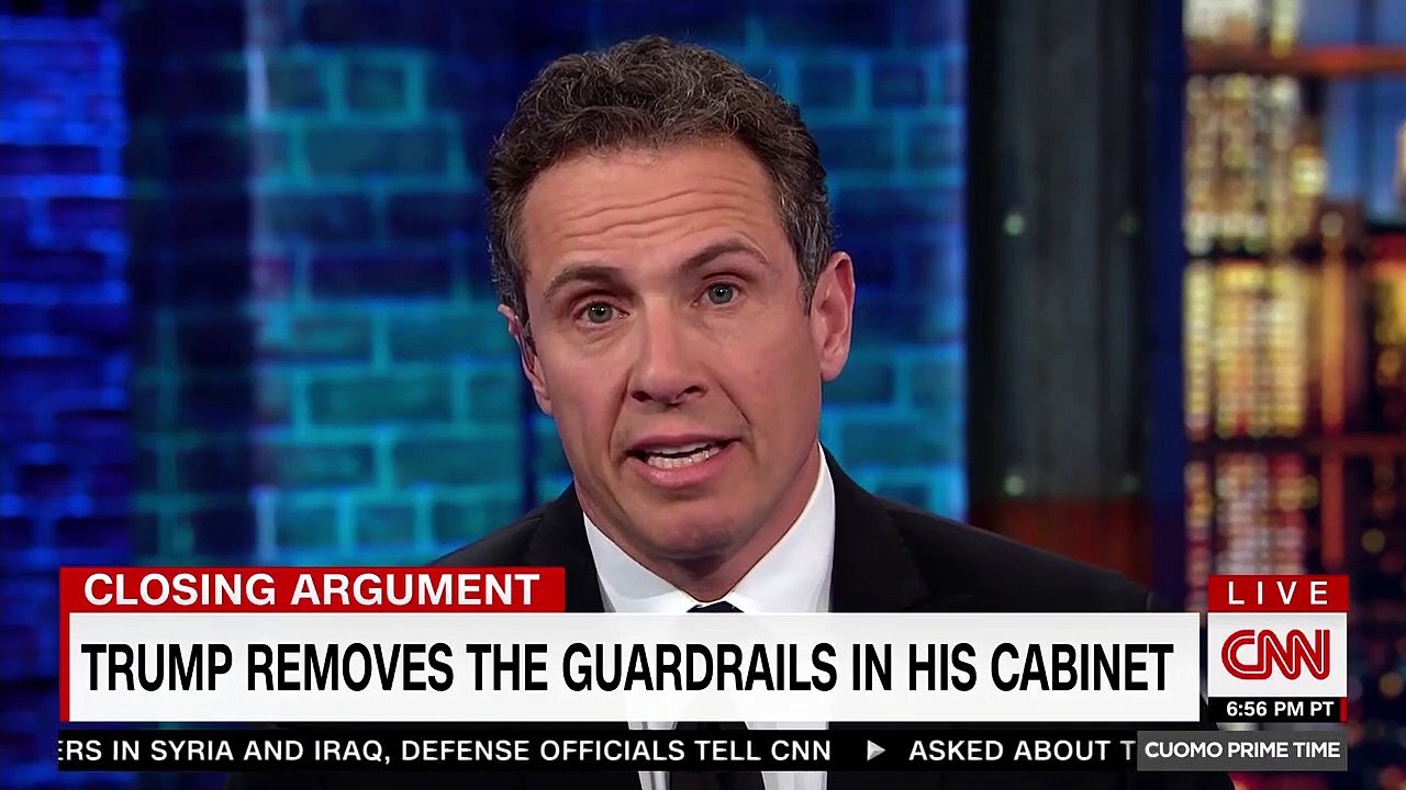 Chris ridicules Trump for 'all the best people' he's firing while his White House is going down in flames