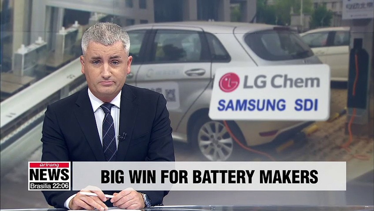S. Korean battery-powered cars take step closer...