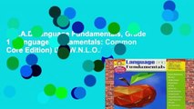 R.E.A.D Language Fundamentals, Grade 1 (Language Fundamentals: Common Core Edition) D.O.W.N.L.O.A.D