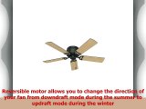 Hunter 53386 Prim Hunter 52 Ceiling Fan with Light Large Premier Bronze