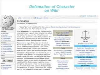 Defamation
