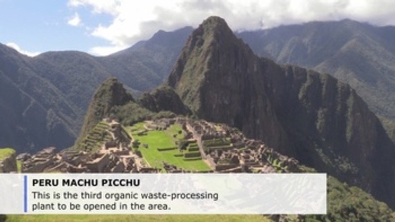 Machu Picchu sees recycling as the path to environmental salvation