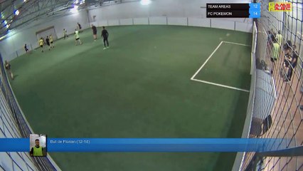 But de Florian (12-14) - TEAM AREAS Vs FC POKEMON  - 08/04/19 20:00 - LIGUE 3 - Poitiers Game Parc