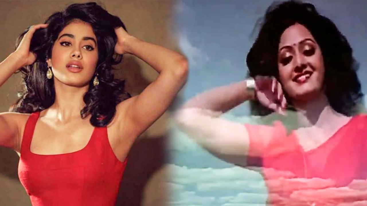 Janhvi Kapoor COPIES Mom Sridevi's Iconic BEACH Pose