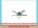 Hunter 59311 Mill Valley 52 Ceiling Fan with Light Large Matte Silver