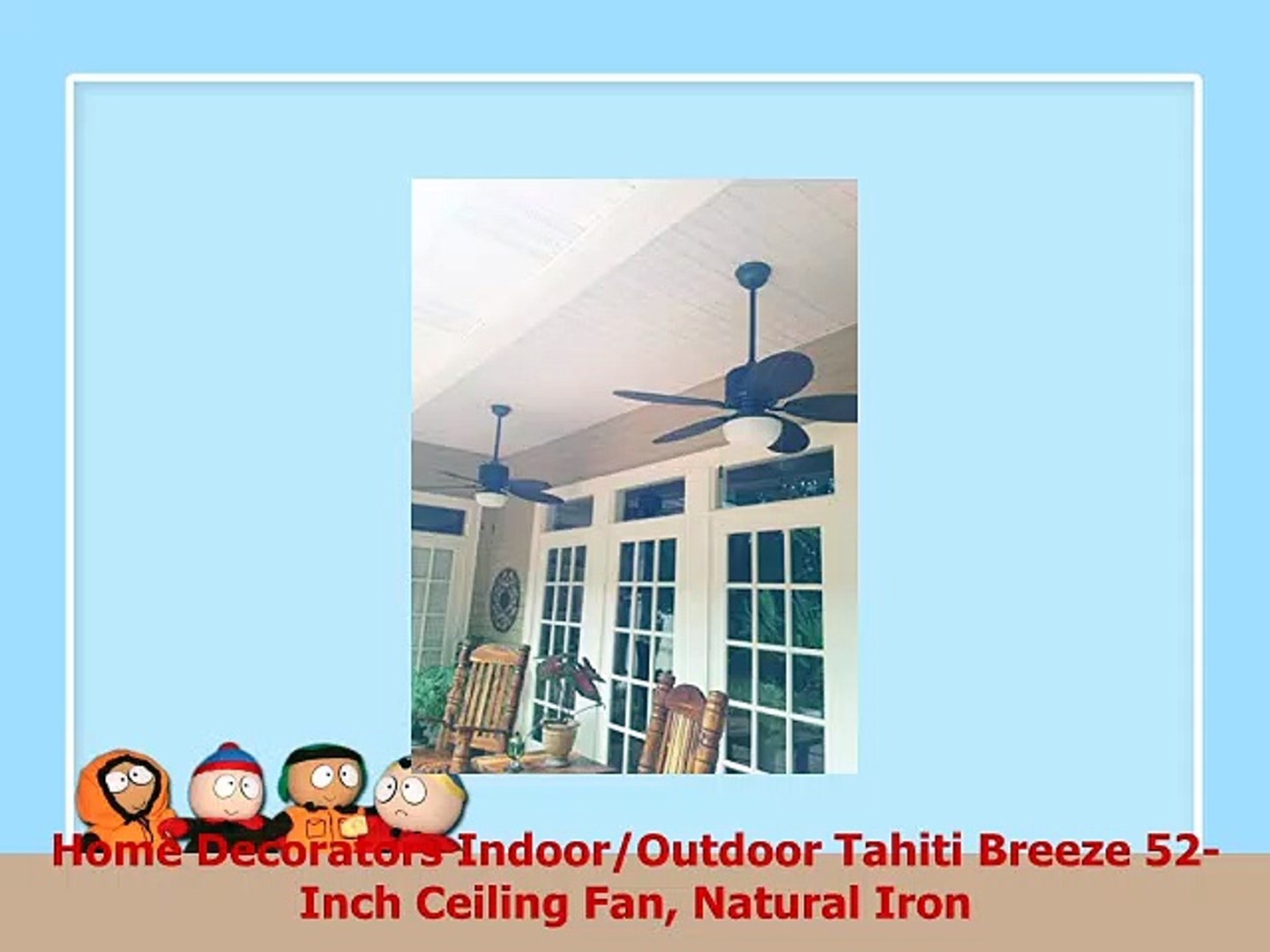 Home Decorators Indooroutdoor Tahiti Breeze 52inch Ceiling Fan Natural Iron