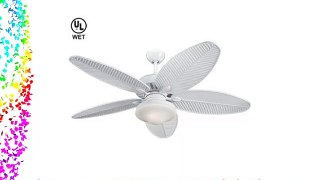Monte Carlo 5CU52WH Cruise White 52 Outdoor Ceiling Fan with MC07PWHB Light