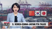 S. Korea, China & Japan resume FTA talks in Tokyo